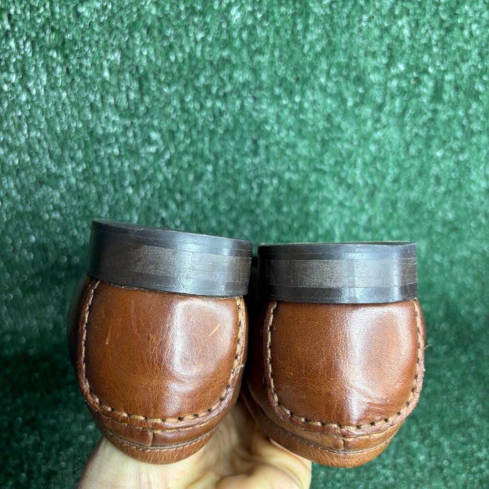 Cole Haan Penny Loafers Leather Slip On Moccasin Classic Brown Womens 11 B - Picture 11 of 13